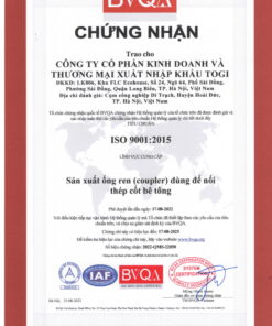 Chứng nhận ISO 9001:2015